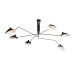 SL305.402.06 Люстра потолочная ST-Luce Черный/Черный, Белый E27 6*60W