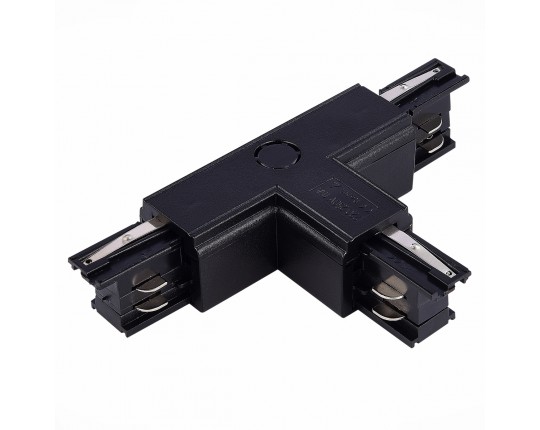 ST030.409.16L1 Т-оБразный токоподвод левый 1 для трехфазного шинопровода ST-Luce Черный