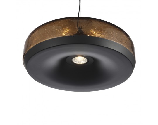 SL6014.603.01 Светильник подвесной ST-Luce Черный/Коричневый, с пузырьками LED 1*42W 3000K