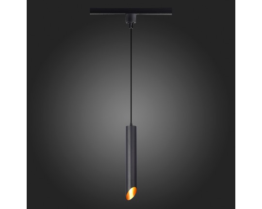 ST152.416.01 Светильник трековый Черный GU10 1*50W IP20 D60xH400 220V Без ламп