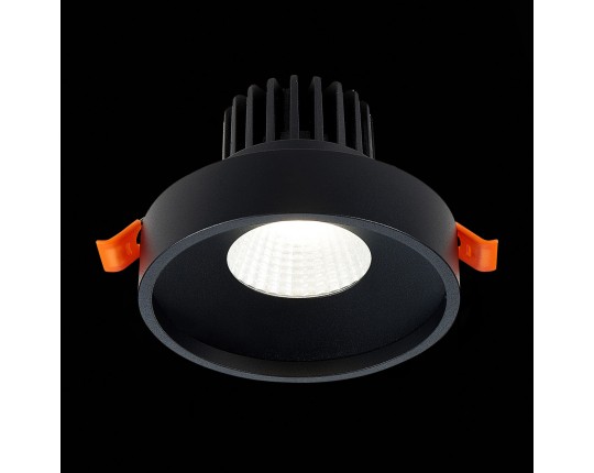 ST751.448.10 Св-к встр. Черный LED 1*10W 4000K 750Lm Ra>90 38° IP20 D100xH75 170-240V
