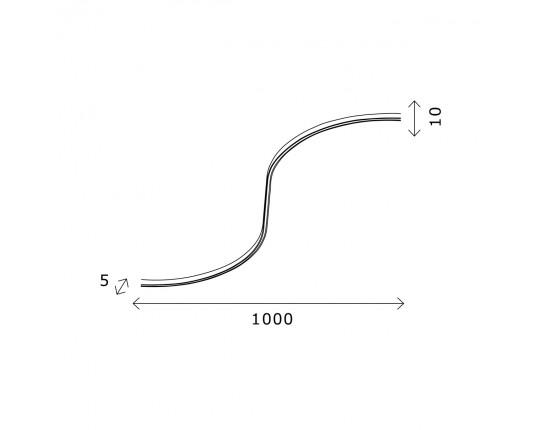ST668.446.08 Гибкий светодиодный светильник Белый,Черный LED 1*8W 4000K 170Lm Ra>80 100° IP20 L1 000