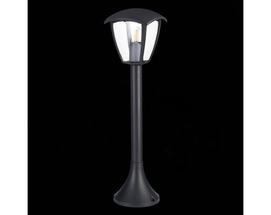 SL081.405.01 Светильник уличный наземный ST-Luce Черный/Черный, Прозрачный E27 1*40W