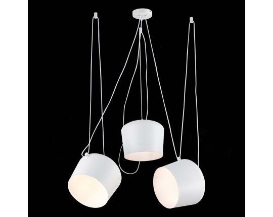 SLE120653-03 Светильник подвесной Белый/Белый E27 3*40W