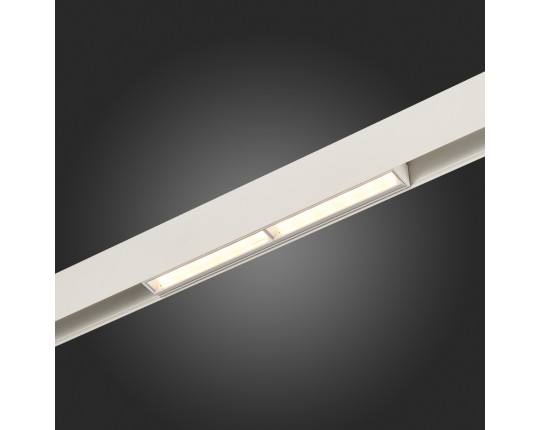 ST804.536.12 Магнитный трековый светильник Белый LED 1*12W 3000K 850Lm Ra>90 120° IP20 L220xW22xH46