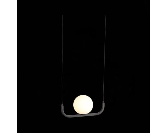 SL1581.403.01 Светильник подвесной ST-Luce Черный/Белый LED 1*8W 3200K