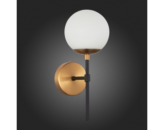 SL1203.401.01 Бра ST-Luce Бронза,Черный/Белый E27 1*40W