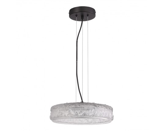 SL6143.403.01 Светильник подвесной ST-Luce черный/прозрачный LED 1*15W 4000K SL6143.403.01 Светильник подвесной ST-Luce черный/прозрачный LED 1*15W 4000K