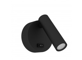 ST161.401.05 Светильник настенный ST-Luce Черный/Черный LED 1*5W 3000K