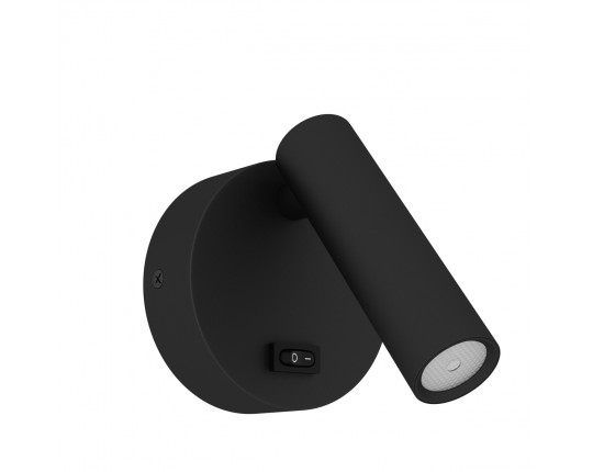 ST161.401.05 Светильник настенный ST-Luce Черный/Черный LED 1*5W 3000K