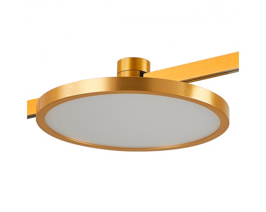 ST818.206.12 Магнитный трековый светильник FARM Золотистый LED 1*10W 3000K 520Lm Ra80 120 IP20 D168x