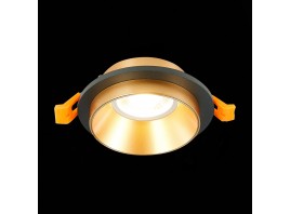 ST206.248.01 Св-к встр. Черный GU10 1*50W  IP20 D92xH38 220V Без ламп