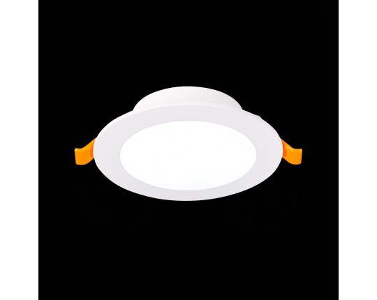 ST210.538.08 Св-к встр. Белый LED 1*8W 3000K 640Lm Ra80 110° IP20 D120xH30 220-240V