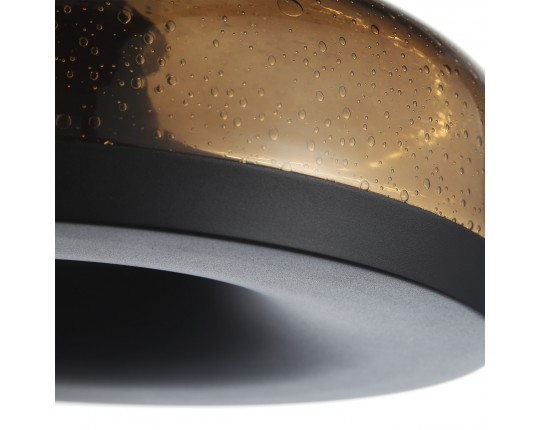 SL6014.603.01 Светильник подвесной ST-Luce Черный/Коричневый, с пузырьками LED 1*42W 3000K