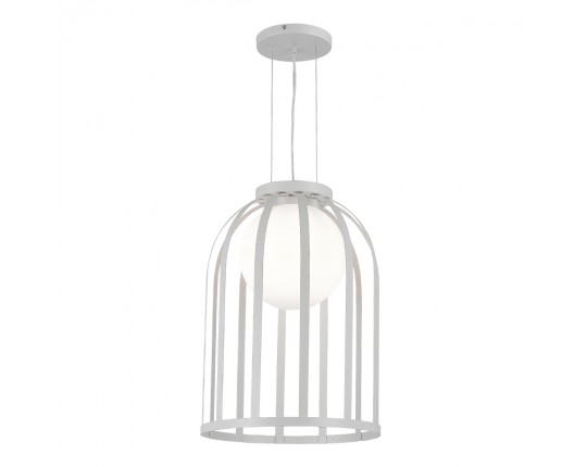 SL6129.503.01 Светильник подвесной ST-Luce Белый/Белый E27 1*60W