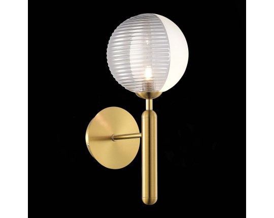 SLE1096-201-01 Светильник настенный Матовое золото/Белый, Дымчатый G9 LED 1*5W