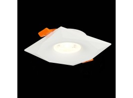 ST203.508.01 Св-к встр. Белый GU10 1*50W  L95xW95xH25 220V Без ламп