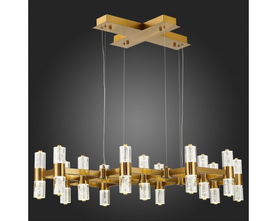 SL6007.203.26 Люстра подвесная ST-Luce Латунь/Прозрачный LED 26*2,5W 4000K