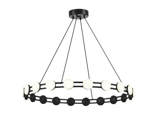 SL6610.403.20 Светильник подвесной ST-Luce черный/белый LED 1*40W 4000K