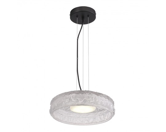 SL6143.403.01 Светильник подвесной ST-Luce черный/прозрачный LED 1*15W 4000K SL6143.403.01 Светильник подвесной ST-Luce черный/прозрачный LED 1*15W 4000K