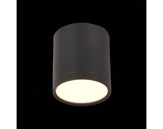 ST113.432.05 Светильник потолочный Черный LED 1*5W 3000K 390Lm Ra>90 120° IP20 D68xH75 170-240V
