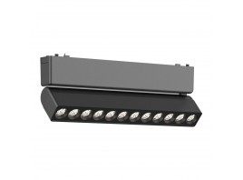 ST675.436.12 Магнитный трековый светильник Черный LED 1*12W 3000K 710Lm Ra>90 IP20 L230xW26xH80 48V