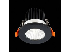 ST704.448.10 Св-к встр. Черный LED 1*10W 4000K 900Lm Ra>90 38° IP20 D80xH60 170-240V