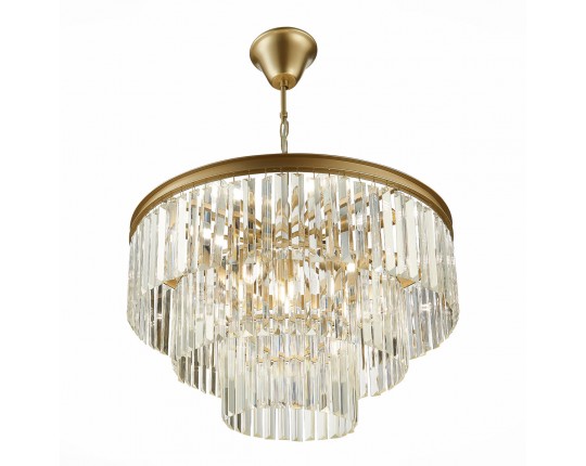 SL1624.203.12 Люстра подвесная ST-Luce шампань/прозрачный E14 12*40W