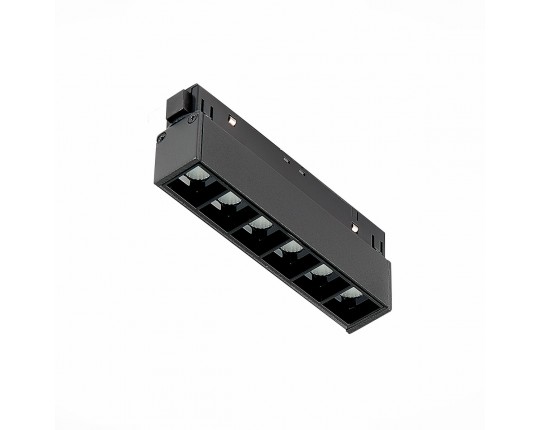 ST361.436.06 Магнитный трековый светильник Черный LED 1*6W 3000K 532Lm Ra>90 36° IP20 L115xW22xH44 4