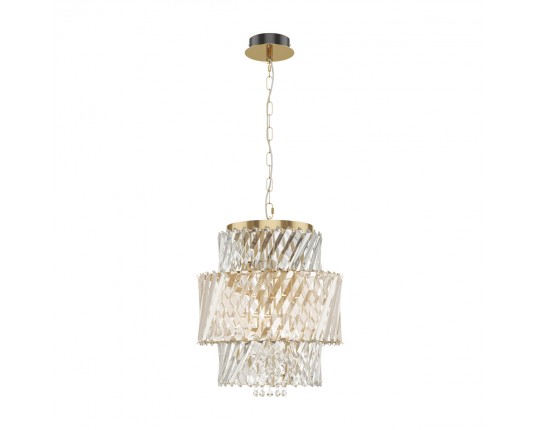 SL6138.303.04 Светильник подвесной ST-Luce латунь/прозрачный E14 4*40W