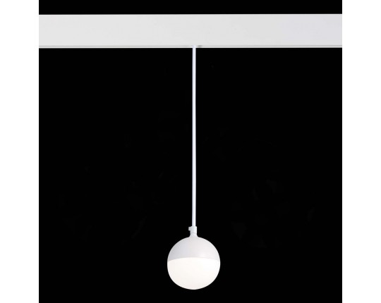 ST358.543.07 Магнитный трековый светильник подвесной Белый LED 1*7W 4000K 520Lm Ra>80 120° IP20 D90x