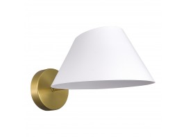 SLE1253-311-01 Светильник настенный Латунь/Белый E14 1*60W