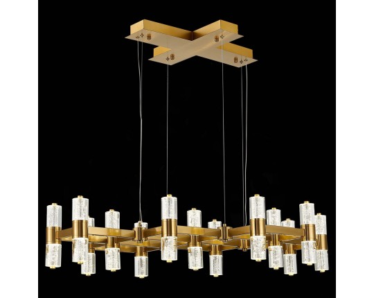 SL6007.203.26 Люстра подвесная ST-Luce Латунь/Прозрачный LED 26*2,5W 4000K