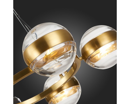 SL1156.303.05 Светильник подвесной ST-Luce Латунь/Прозрачный G9 5*5W