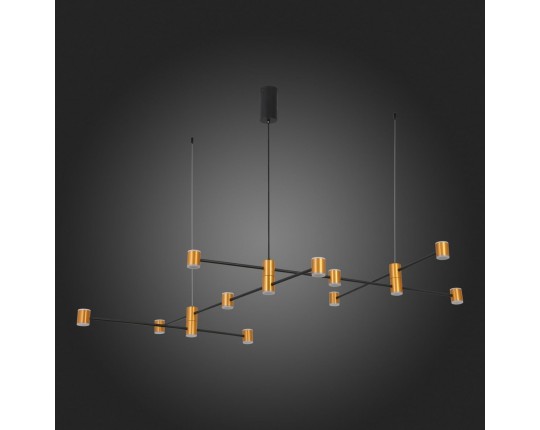 SL1596.423.22 Светильник подвесной ST-Luce Золотистый, Черный/Белый LED 22*3W 3000K