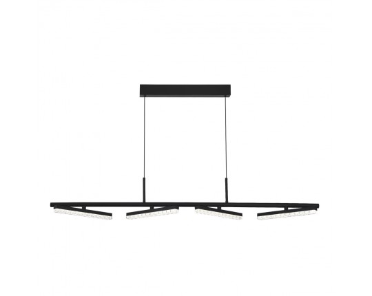 SL1018.403.04 Светильник подвесной ST-Luce черный/прозрачный LED 1*32W 4000K