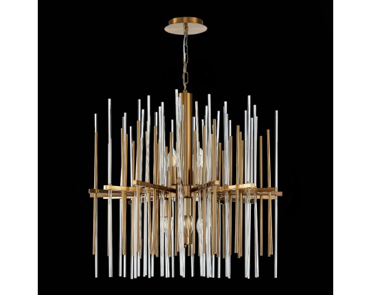 SL1628.303.08 Люстра подвесная ST-Luce Латунь/Прозрачный, Латунь E14 8*40W