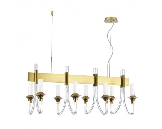 SL1241.213.08 Люстра подвесная ST-Luce Золотистый/Белый E14 8*40W