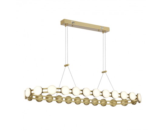 SL6610.203.26 Светильник подвесной ST-Luce золотистый/белый LED 1*50W 4000K