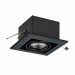 ST250.448.01 Св-к встр. Черный GU10 1*50W  L126xW126xH70 220V Без ламп