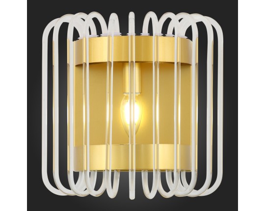 SL1228.201.01 Бра ST-Luce Золотистый/Прозрачный E14 1*40W