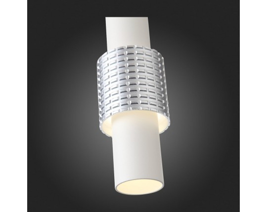 SL1591.503.01 Светильник подвесной ST-Luce Белый, Алюминиевый/Белый LED 1*6W 3000K