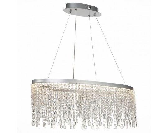 SL6201.103.37 Люстра подвесная ST-Luce Серебристый/Прозрачный LED 1*37W 3000K/4000K/6000K