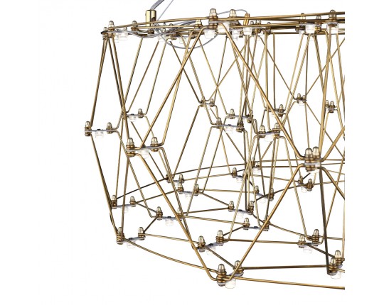 SL6602.203.48 Светильник подвесной ST-Luce Золотистый/Прозрачный LED 1*48W 4000K