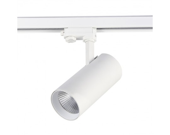 ST661.536.40 Св-к трек. Белый LED 1*40W 3000K 3 200Lm Ra>90 38° IP20 L190xW85xH265 165-265V