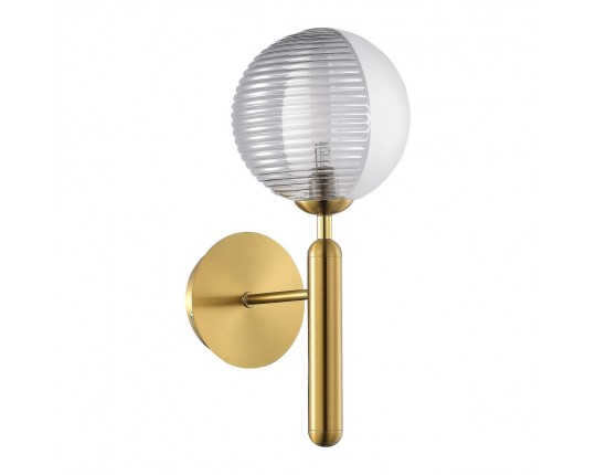 SLE1096-201-01 Светильник настенный Матовое золото/Белый, Дымчатый G9 LED 1*5W