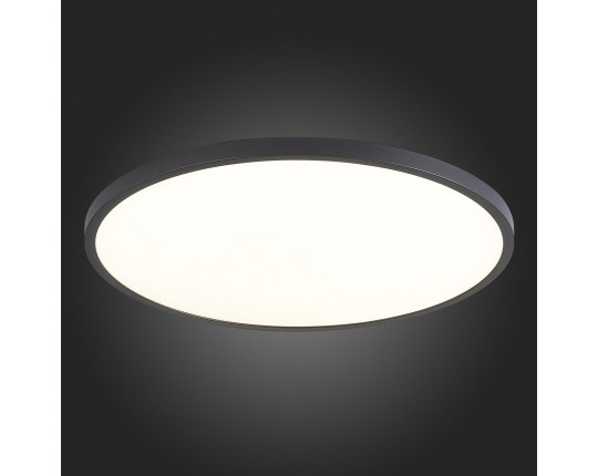 ST601.442.48 Светильник потолочный Черный LED 1*48W 4000K 4 320Lm Ra>90 120° IP20 D600xH27 185-265V