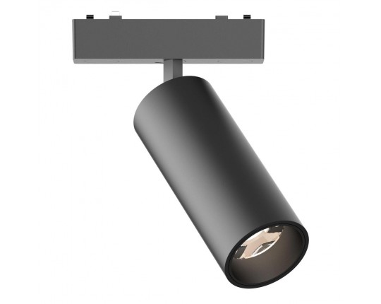 ST677.436.18 Магнитный трековый светильник Черный LED 1*18W 3000K 1 060Lm Ra>90 IP20 D55xH135 48V