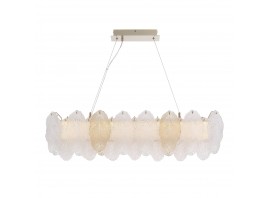 SL6135.233.01 Светильник подвесной ST-Luce золото/прозрачный, янтарный LED 1*24W 3000K