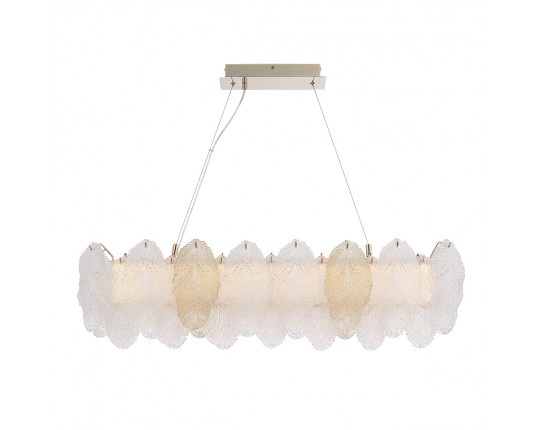 SL6135.233.01 Светильник подвесной ST-Luce золото/прозрачный, янтарный LED 1*24W 3000K